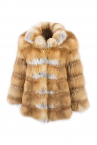 Меховое пальто из лисы, женская коллекция 22118