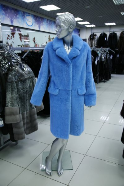 Меховое пальто из норки, код М-041