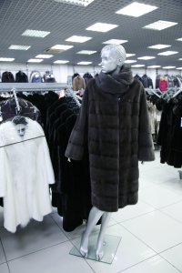 Меховое пальто из норки, женская коллекция М-003