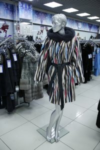 Меховое пальто из норки, женская коллекция М-083А