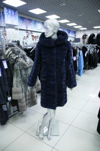 Меховое пальто из норки, женская коллекция М-085 А