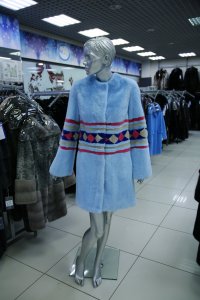 Меховое пальто из норки, женская коллекция М-032