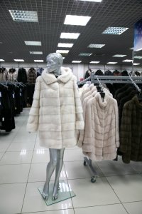 Меховое пальто из норки, женская коллекция F09050M