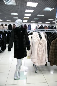 Меховое пальто из норки, женская коллекция 15М0788-В