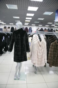 Меховое пальто из норки, женская коллекция 140757