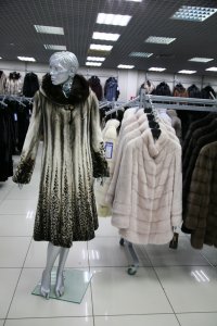 Меховое пальто из норки, женская коллекция S9177