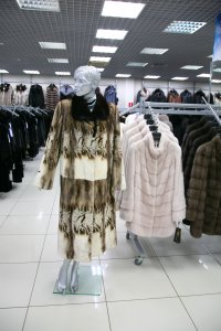 Меховое пальто из норки, женская коллекция 70008