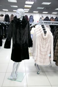 Меховое пальто из норки, женская коллекция 3018