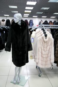Меховое пальто из норки, женская коллекция 1590488