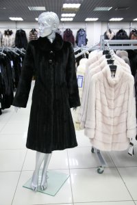 Меховое пальто из норки, женская коллекция Н-3