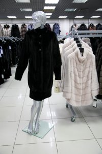 Меховое пальто из норки, женская коллекция Н-22