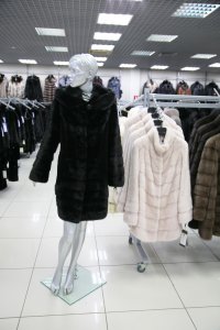 Меховое пальто из норки, женская коллекция F09050M