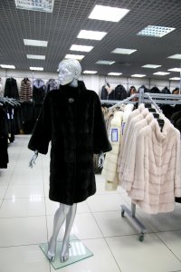 Меховое пальто из норки, женская коллекция СН-9