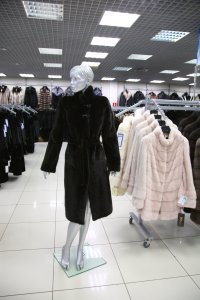 Меховое пальто из норки, женская коллекция М 103