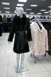 Меховое пальто из норки, женская коллекция W06M -D181295
