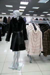 Меховое пальто из норки, женская коллекция W-201H-D181317