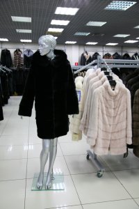 Меховое пальто из норки, женская коллекция М-023Т