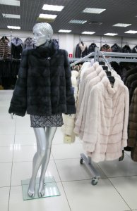 Меховое пальто из норки, женская коллекция 9020
