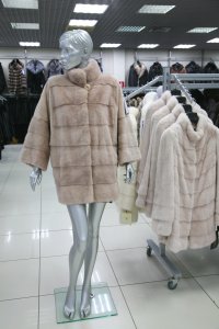 Меховое пальто из норки, женская коллекция WD159