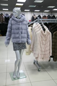 Меховое пальто из норки, женская коллекция 006А