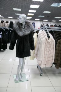 Меховое пальто из норки, женская коллекция н/у