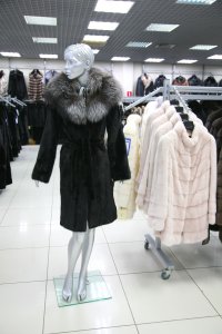 Меховое пальто из норки, женская коллекция 140739